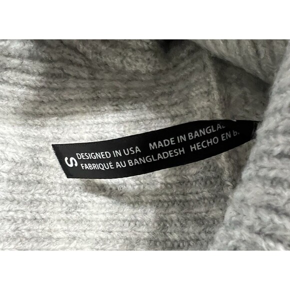 Kuhl Sienna Sweater Womens Small Knit Pullover Ribbed Cowl Neck Ash Gray - Picture 10 of 16